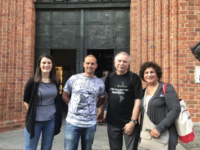 Lindsay, Rafael - Warsaw Archivist, Marek and Rhoda at the Warsaw archives.jpg